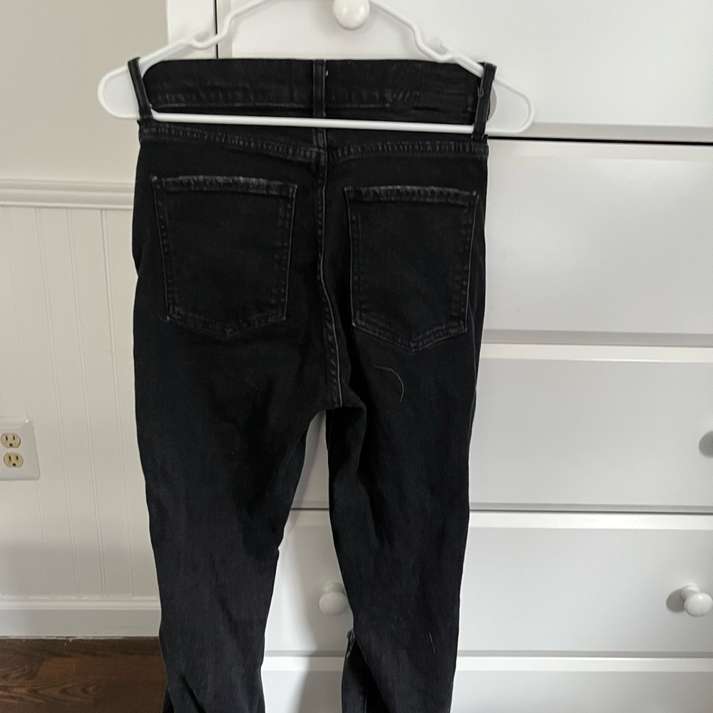 Revice black jeans , ripped denim